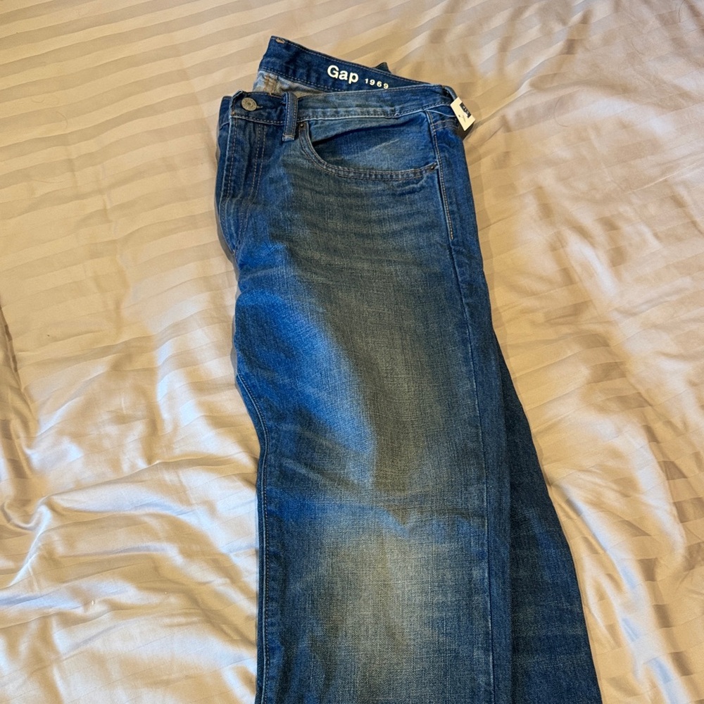GAP Men's Dark Blue Slim Jeans